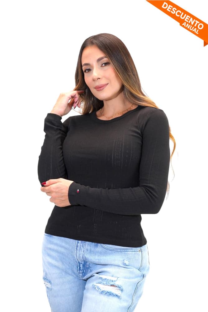 Buzo Women Tommy Hilfiger Black