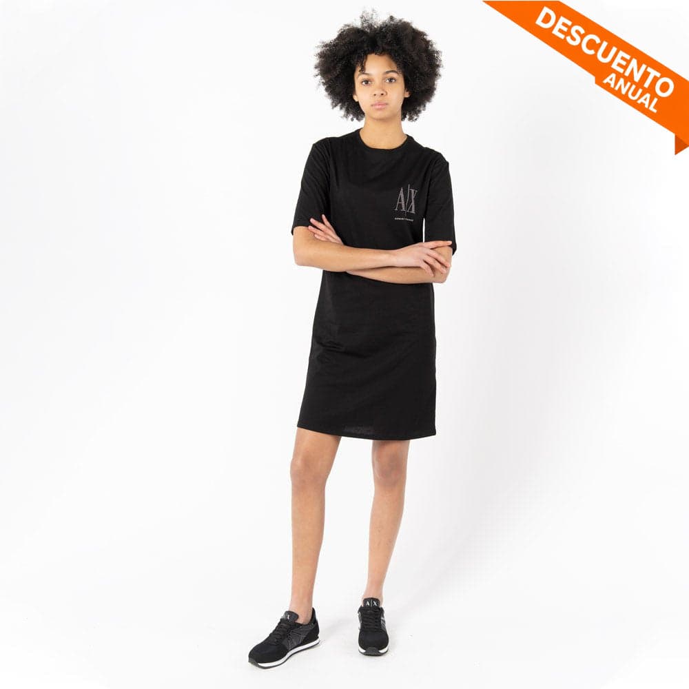 Dress Women Black Armani Exchange