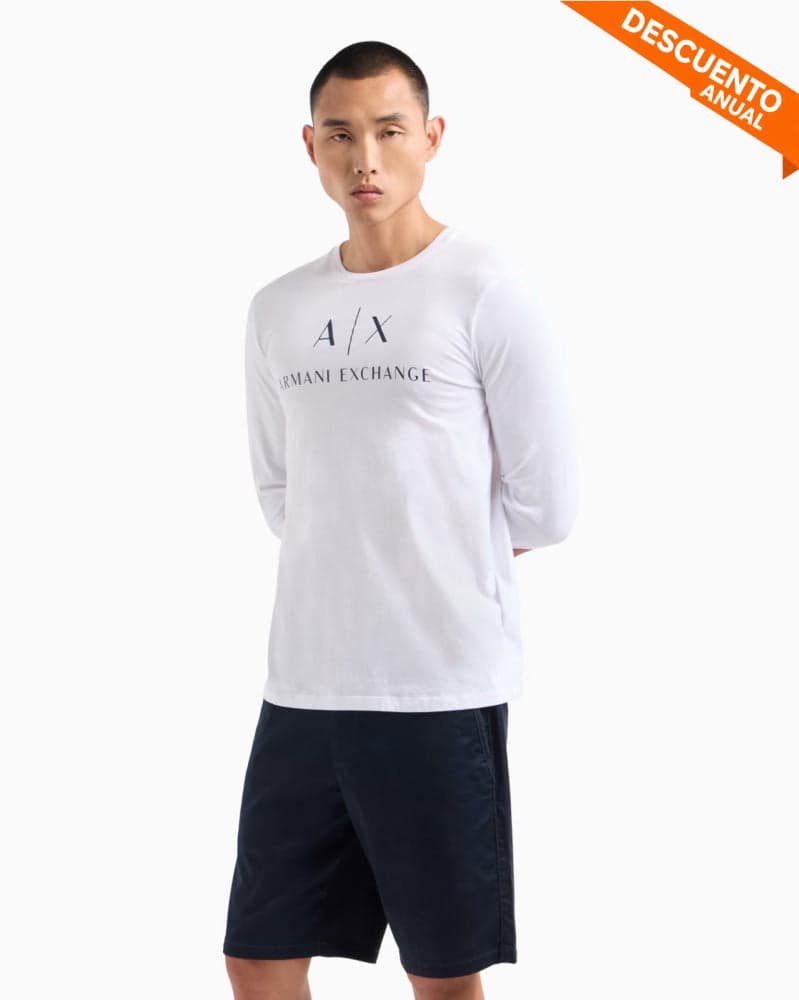 Long-Shirt Men White Armani Exchange