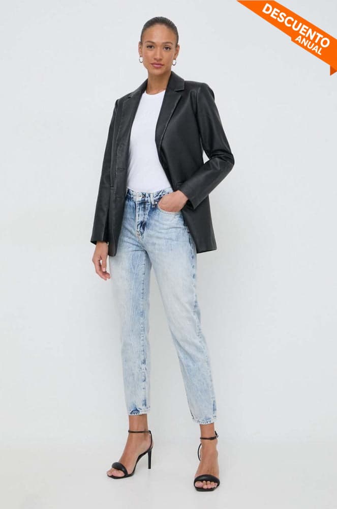 Denim Pant Women Indigo Armani Exchange