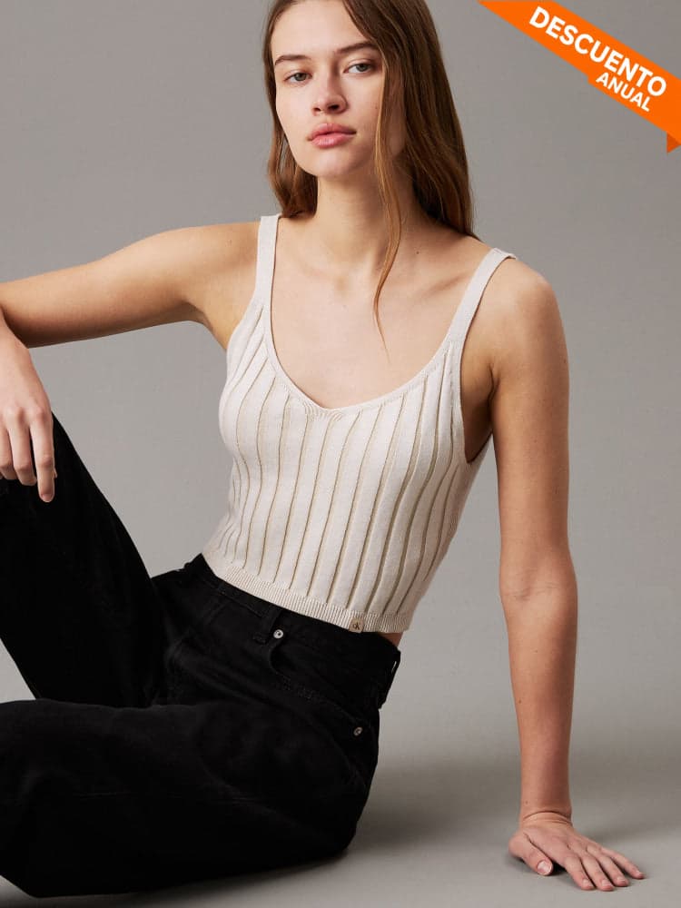 Top Calvin Klein Women Ivory