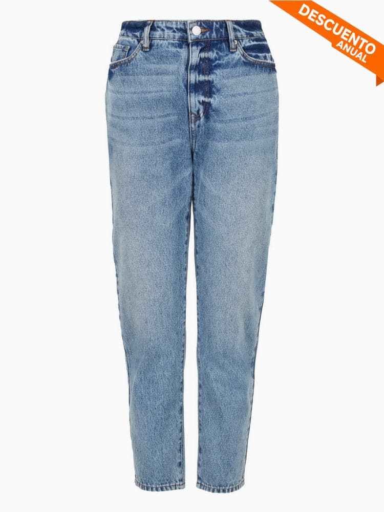 Denim Pant Women Indigo Armani Exchange