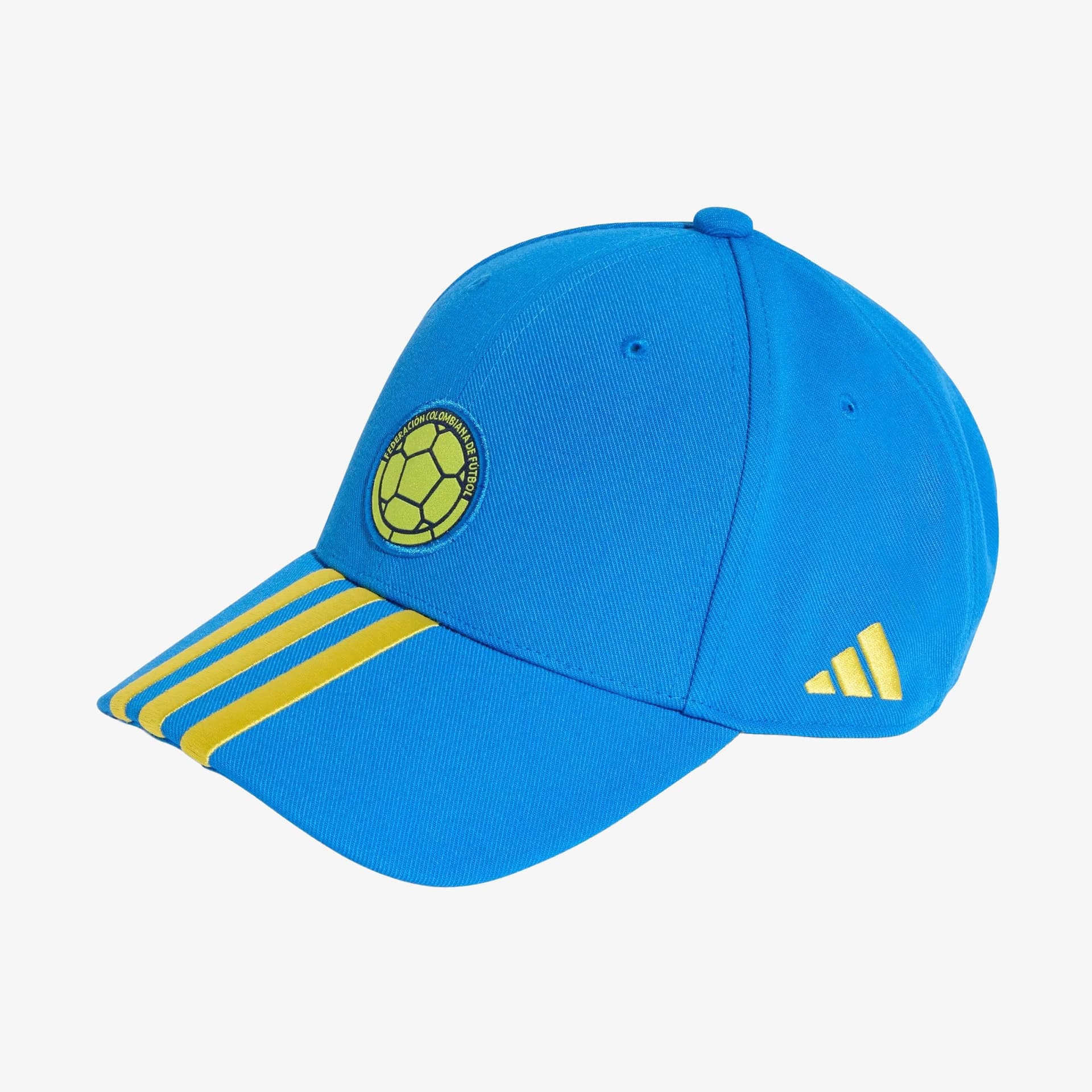 Gorra Adidas Fútbol Colombia Unisex Azul Amarillo