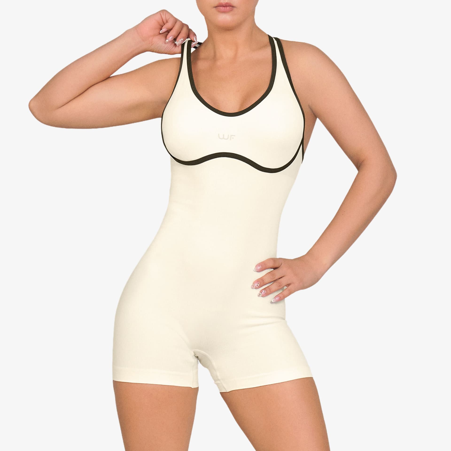 Enterizo Corto Wonder Feel Boreal Mujer Beige