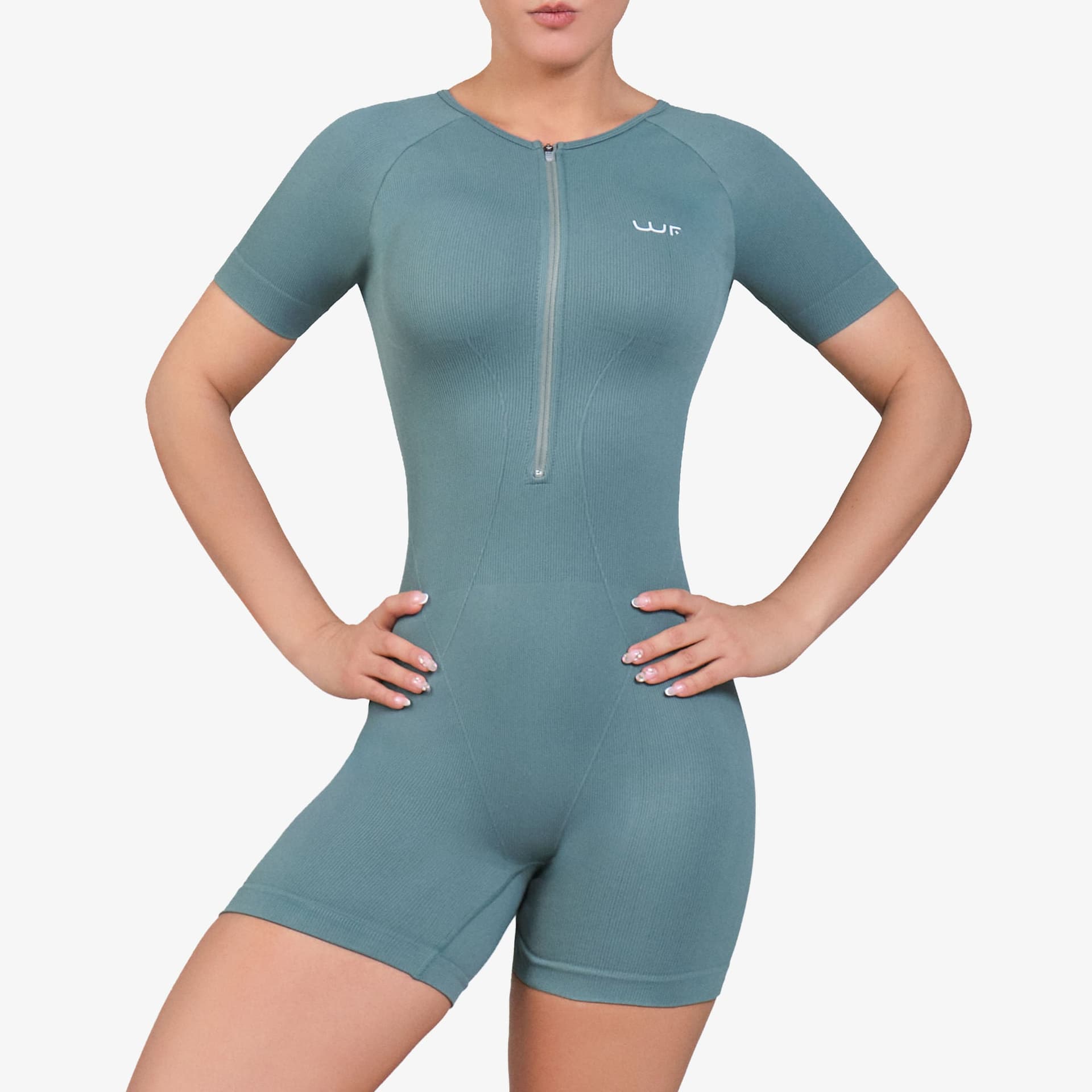 Enterizo Corto Wonder Feel Mujer Excee Verde