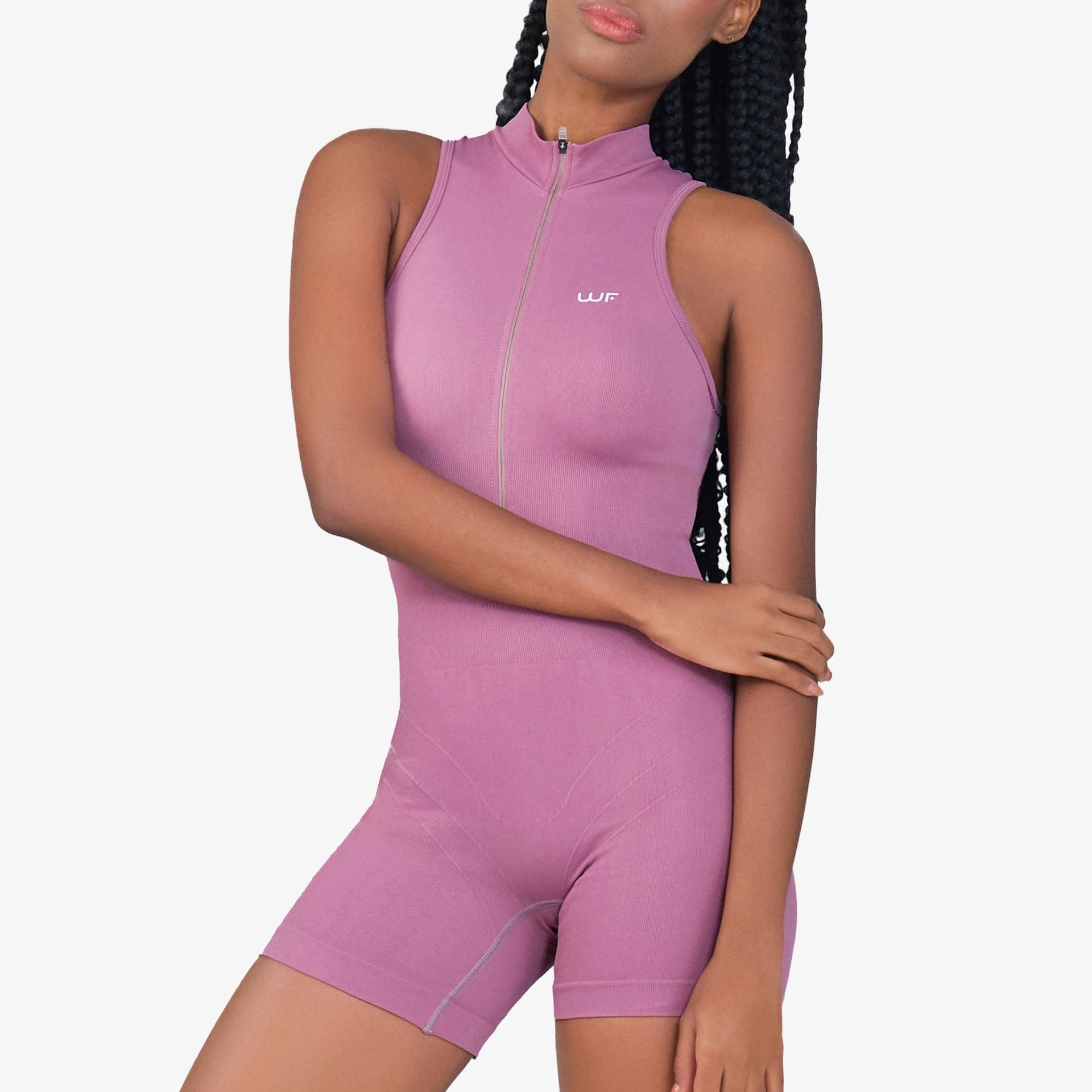 Enterizo Corto Wonder Feel Mujer Luxy Morado